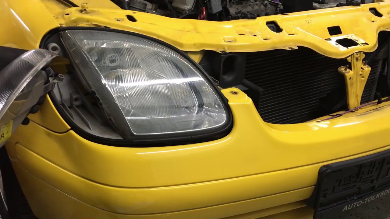 Mercedes Benz MB SLK R170 W170 1998 Removal headlight and turn signal tutorial W0016