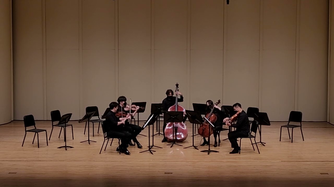 Milhaud, Darius / Quintet No. 2 for 2 violins, viola, cello and double  bass, Op. 316/ Earnest Phil