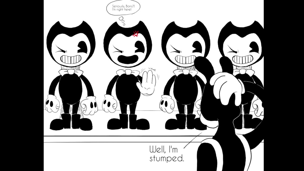 BATIM COMIC DUB ask bendy and friends episode 1 comics by shamira-g