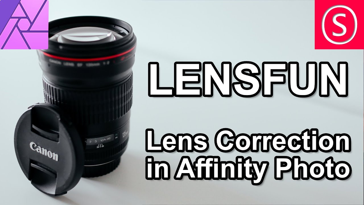 LensFun &mdash; Учебное пособие по Affinity Photo и помощник по разработке