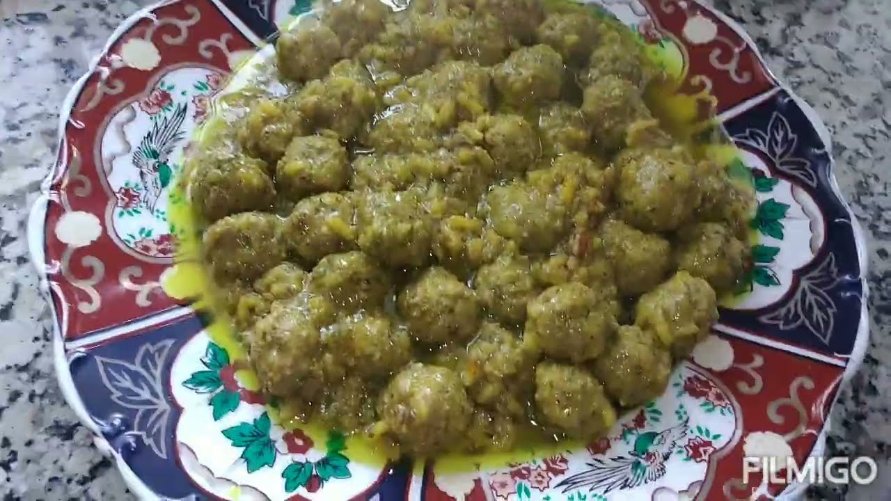 كفتة بالروز على الطريقة الرباطية تسمى كفتة حرش. جربوها و ردو علي الحبار 👍🏻