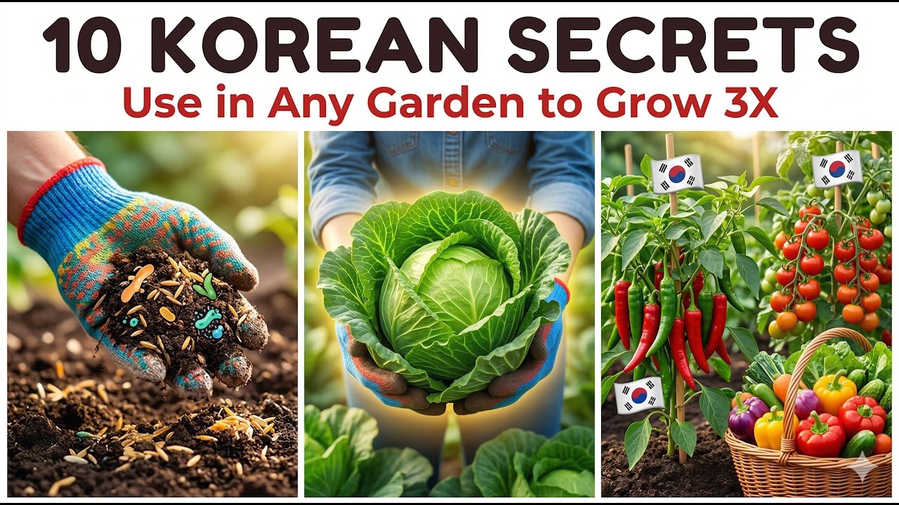 10 Korean Farming Secrets Produces HUGE Crops on Minimal Land