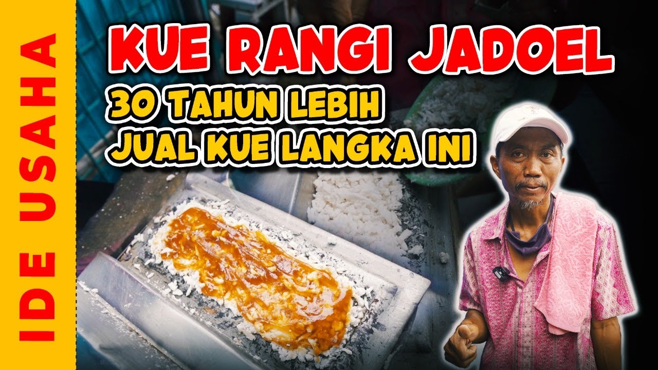USAHA KUE RANGI GEROBAKAN, AWAL USAHA JUAL 100 PERAK SEPORSI !!! 30 TAHUN JUAL KUE LANGKA INI !!