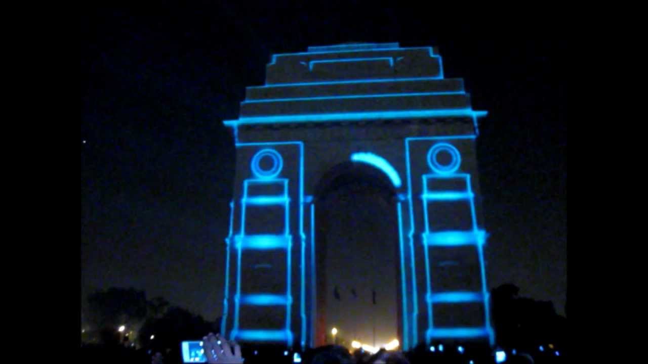 3D mapping on INDIA GATE