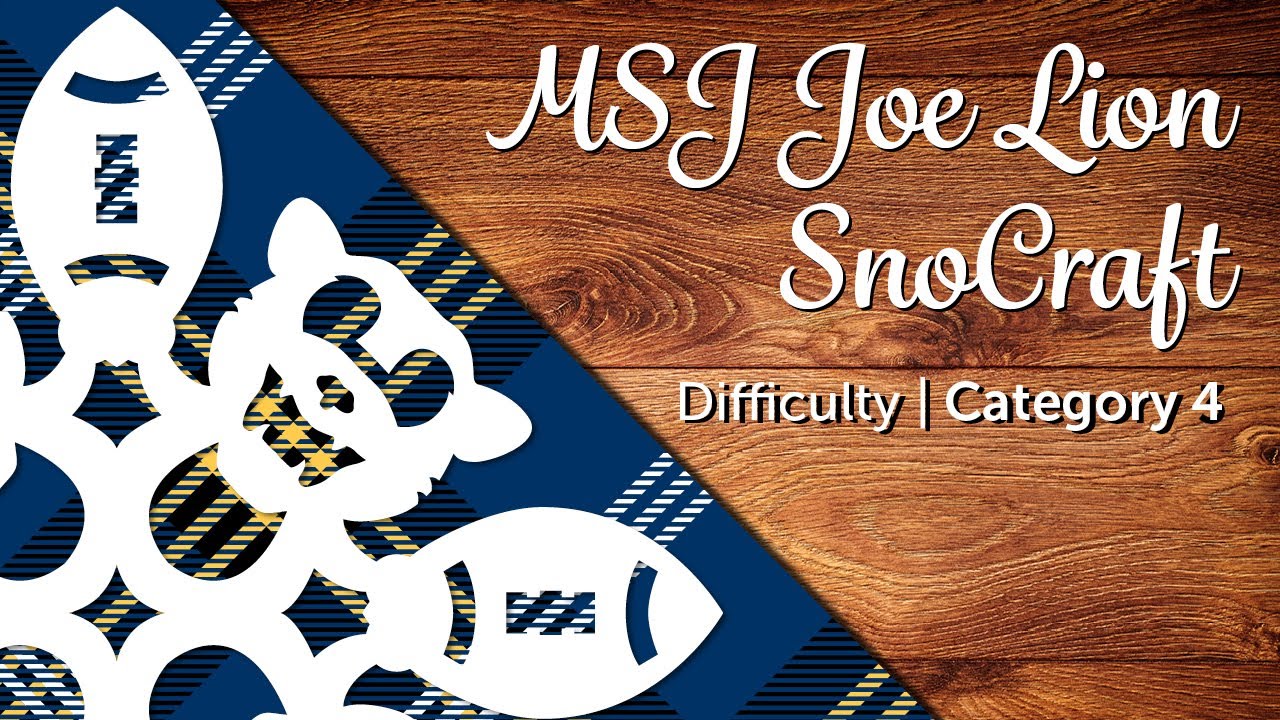 Learn how to make Paper Snowflakes - MSJ Joe Lion - SnoCraft Tutorial - Toy Rocket Studios