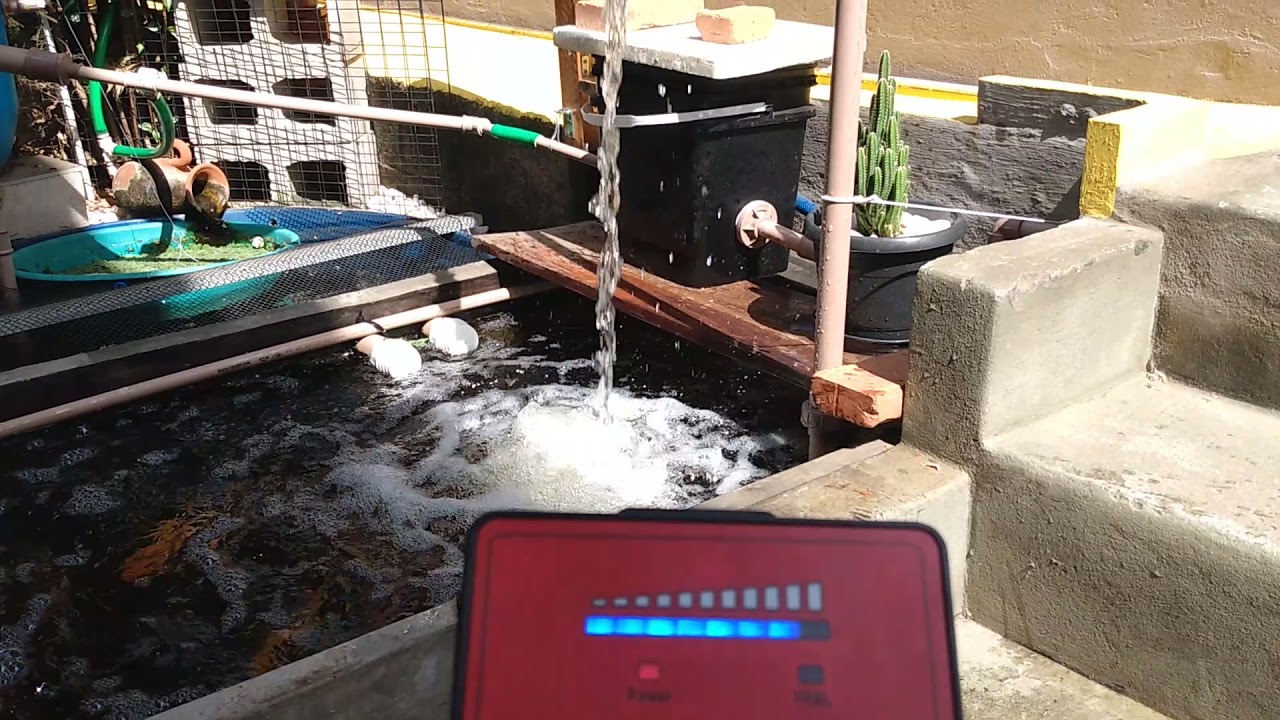 Teste de Vazão e Coluna D'água Bomba Ocean tech 9000l/h ....😲😲