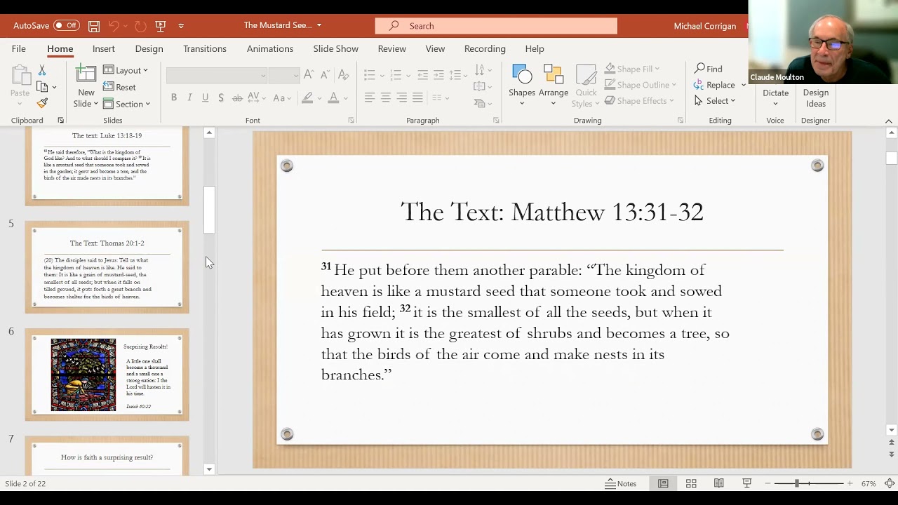 Parables Gathering: The Mustard Seed