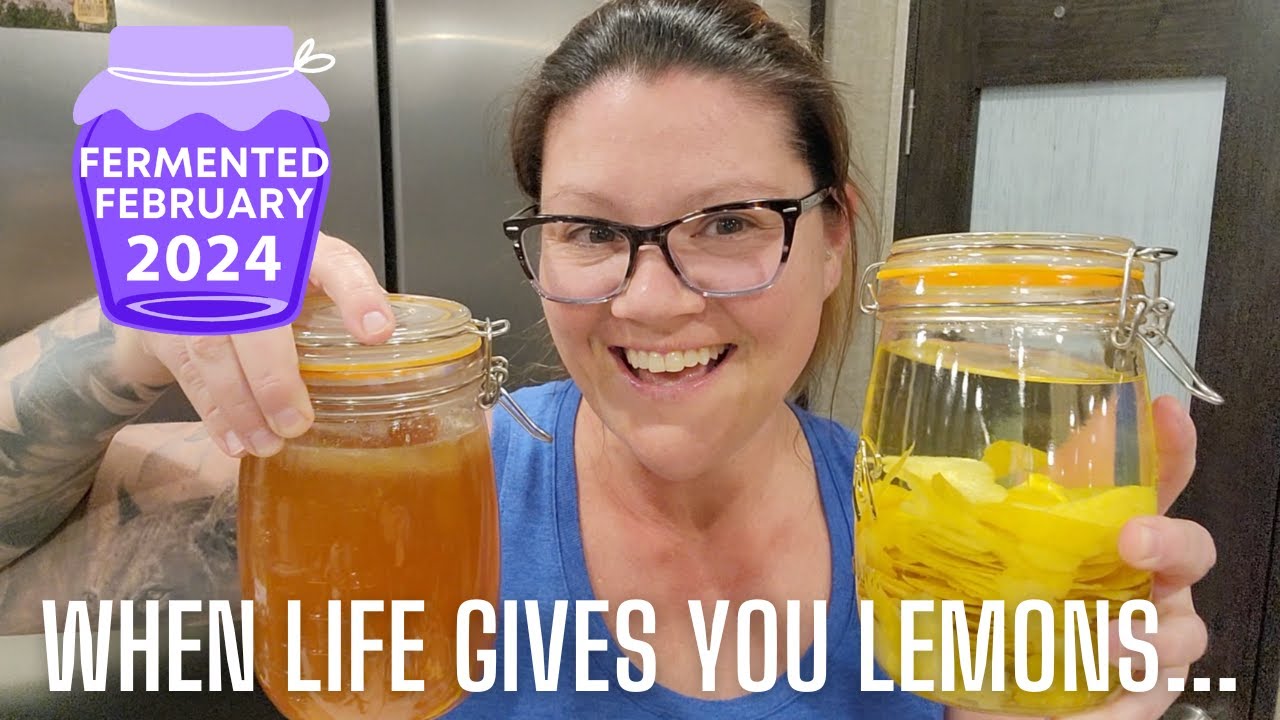 Fermented Lemonade & Limoncello | Starting a Ginger Bug | Fermented February 2024