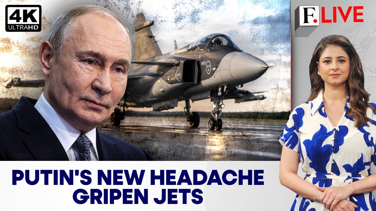 Смогут ли шведские Gripen перехитрить ПВО Москвы? | Российско-украинская война | Firstpost Live | 4K