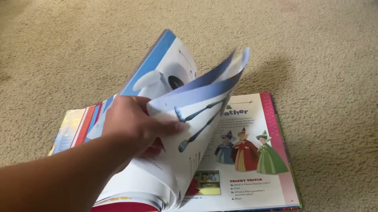 Disney Junior Encyclopedia of Animated Characters Book Showcasing And Unboxing Video Project