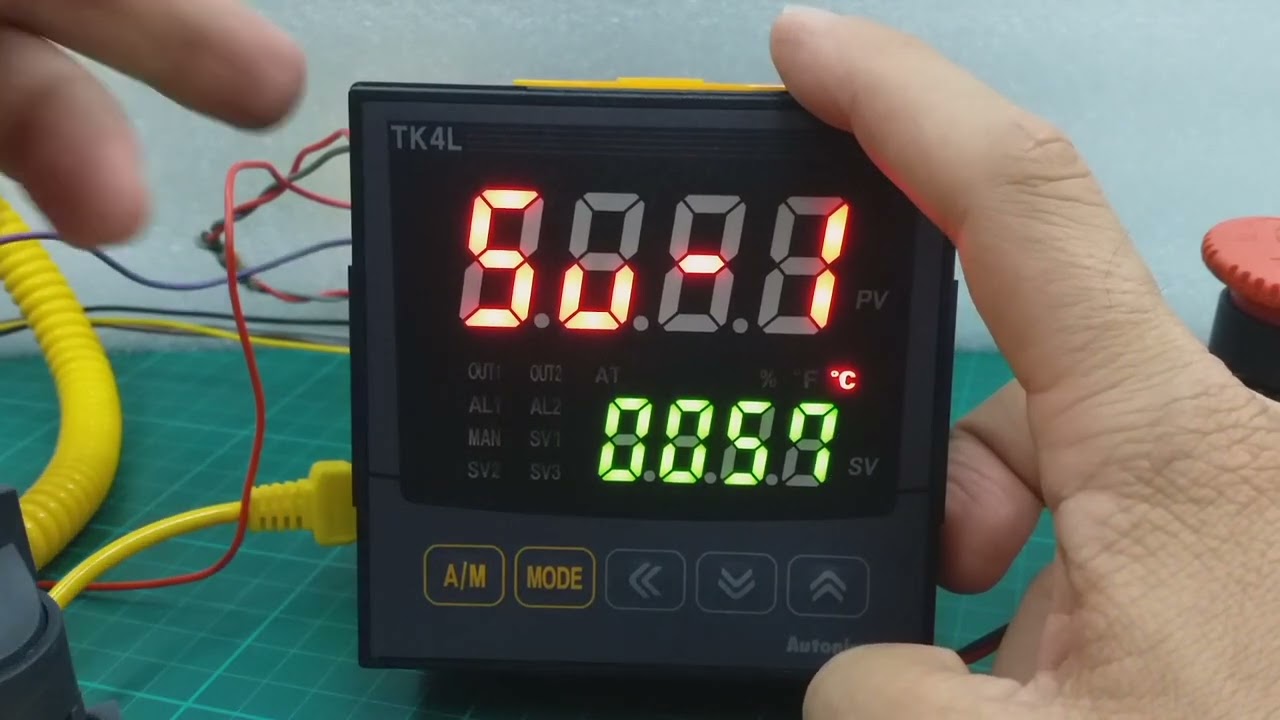 AUTONICS TK4L-24CN WITH 2  DIGITAL INPUT PART 1