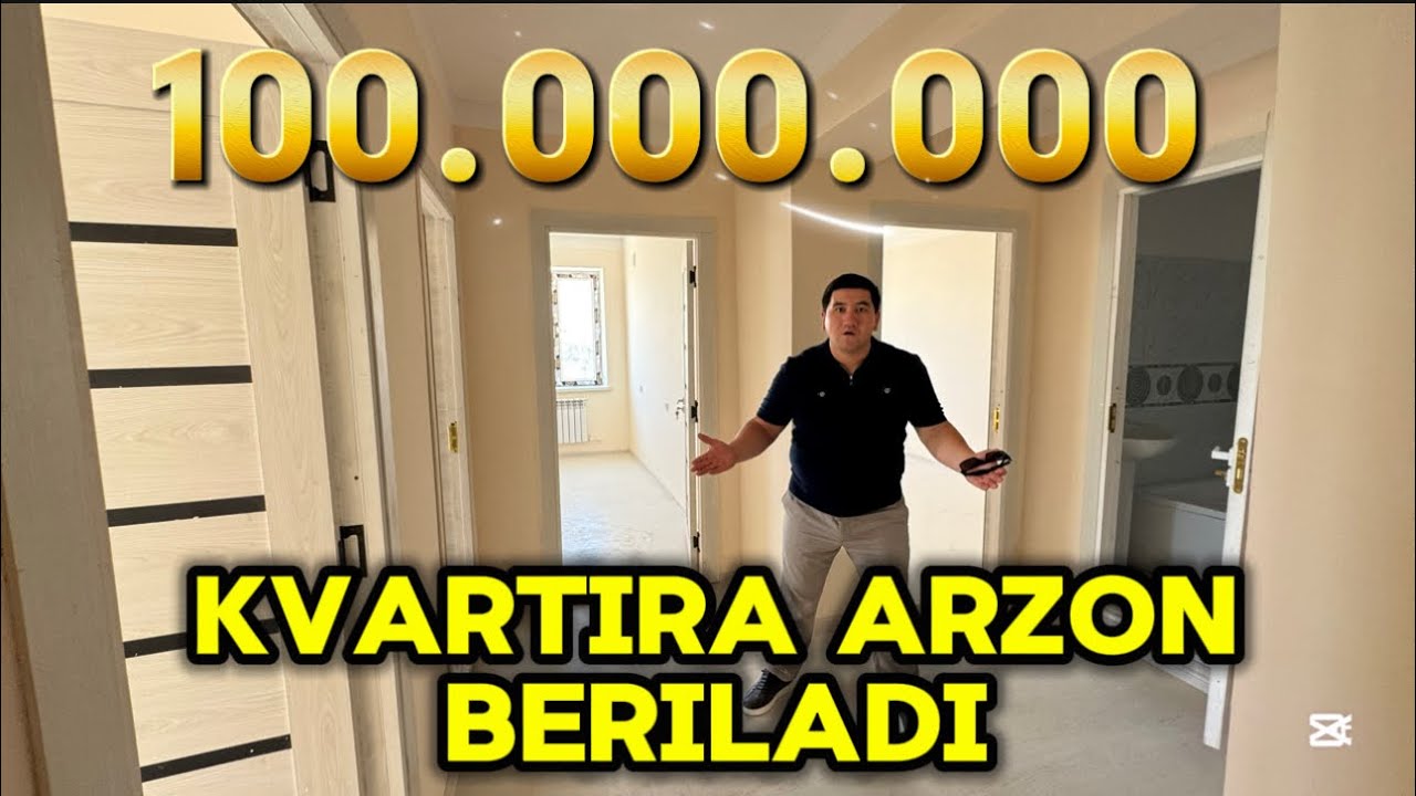 YUZ MILLIONGA KVARTIRA SOTILADI