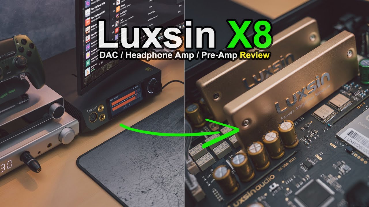 Luxsin X8 Review - The new DAC & Headphone Amp with AI Parametric EQ