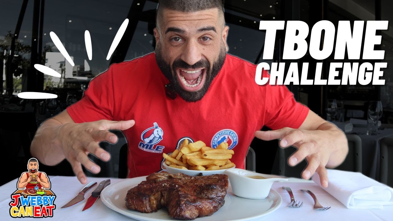 1KG T-BONE STEAK CHALLENGE - STEERSONS STEAKHOUSE - SYDNEY, AUSTRALIA