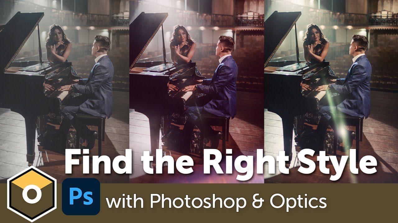Experimenting with Styles using Optics in Photoshop
