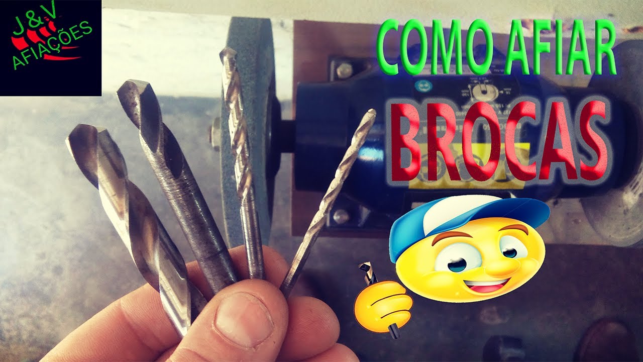 APRENDENDO A AFIAR BROCAS HELICOIDAL