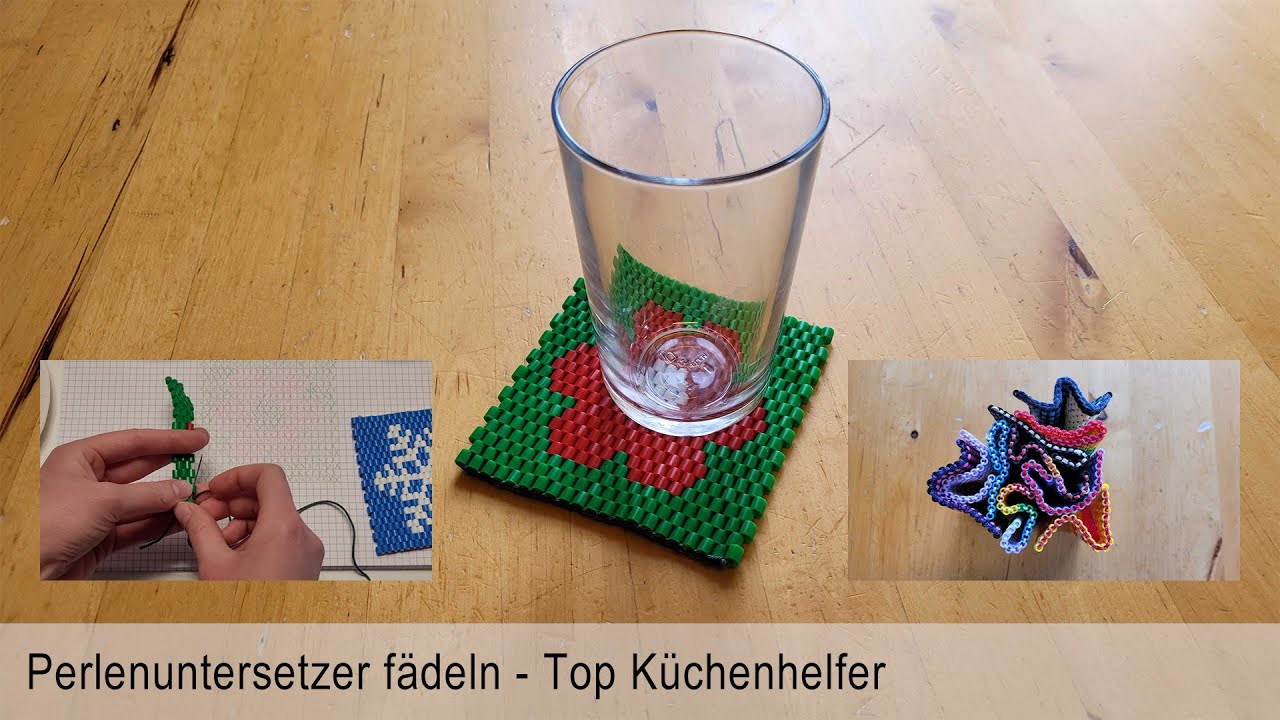 Let´s learn: Perlenuntersetzer fädeln | Top Küchenhelfer