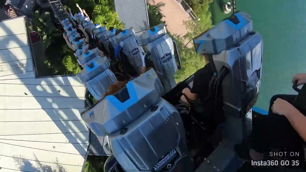 Row 11 on Velocicoaster is INSANE!!