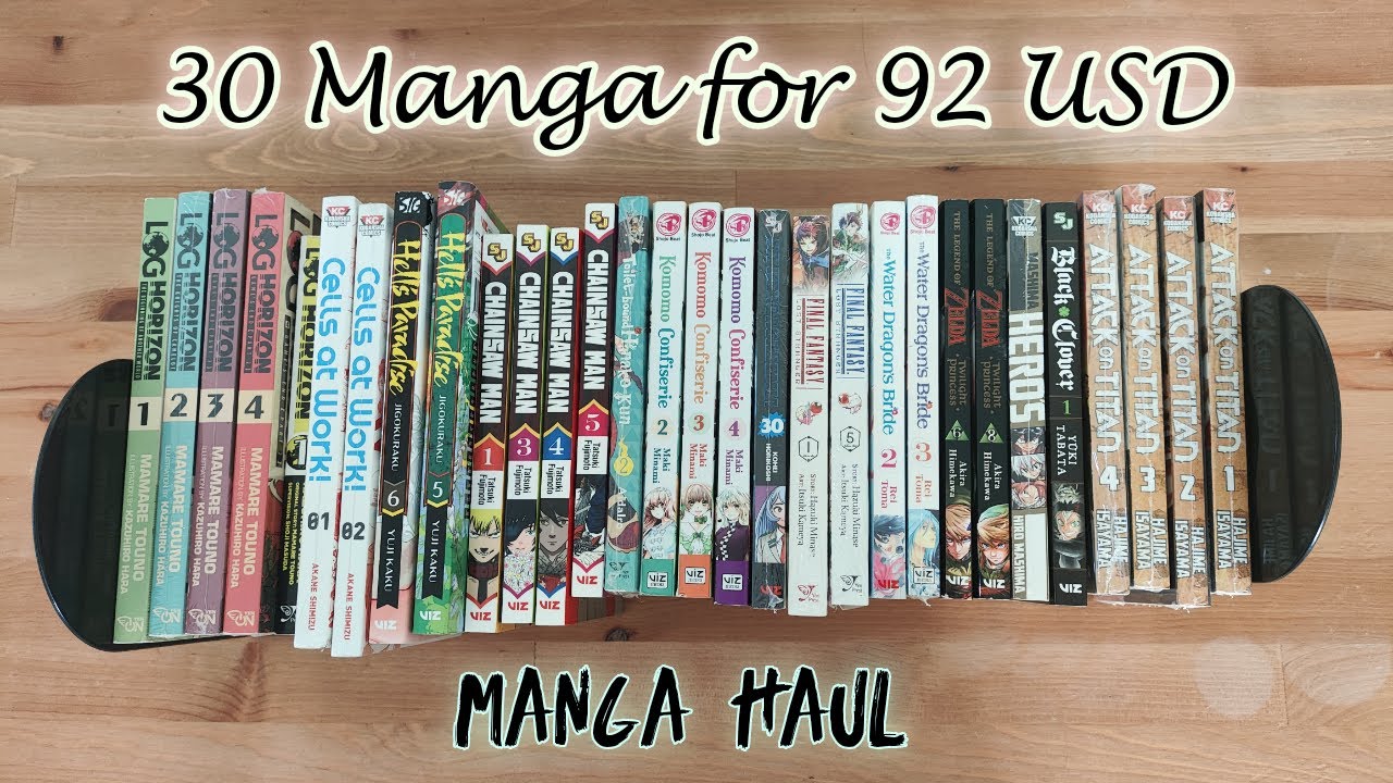 30 new Manga for under 100 USD | Manga Haul & Unboxing | October 2023