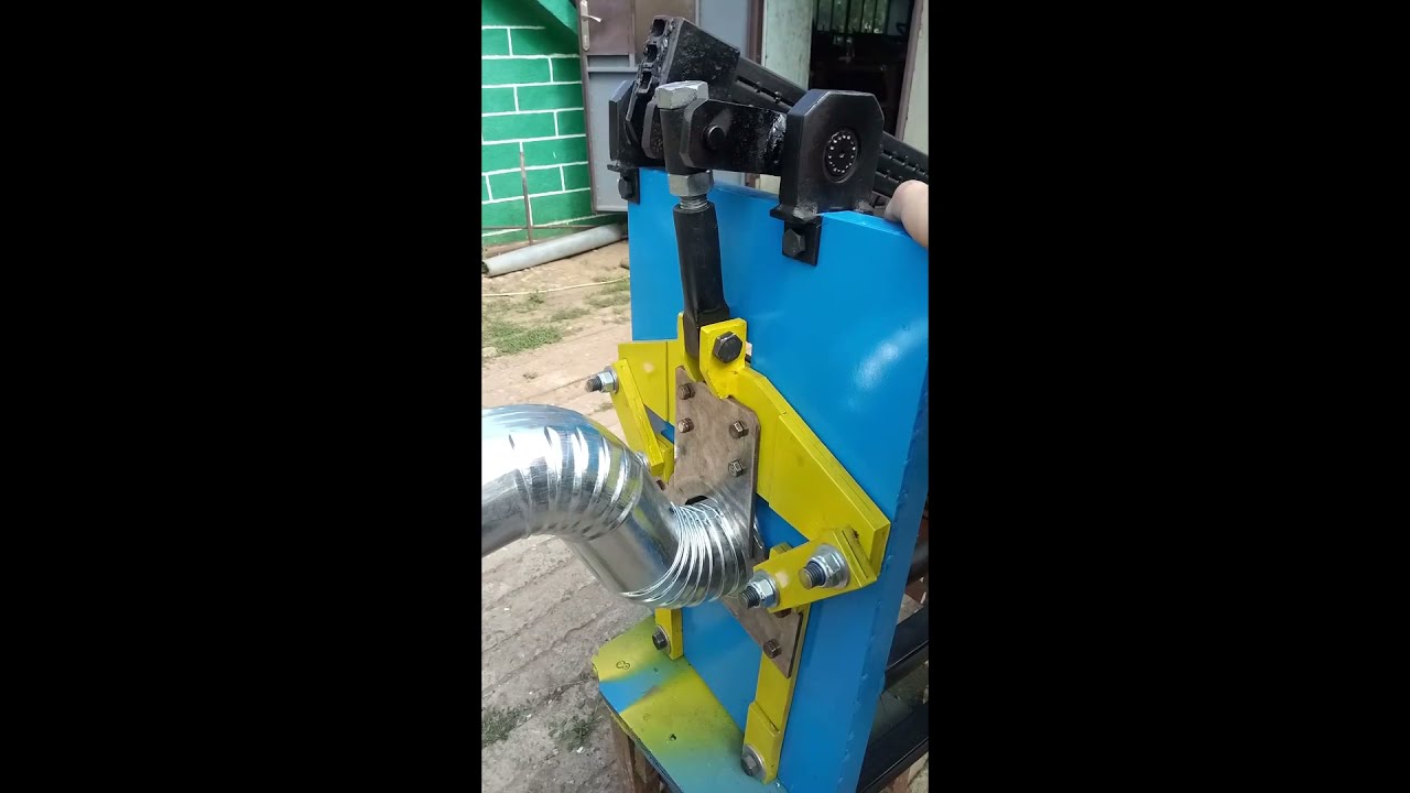 Самодельный станок для гофроколено