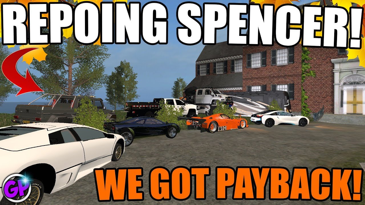 REPOING SPENCER TV! WE GOT PAYBACK! | FS17 | FARMING SIMULATOR 2017