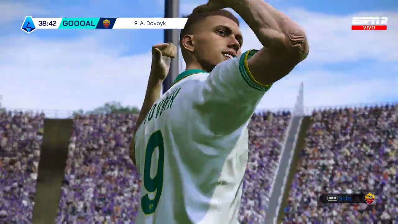 PES 2021 | Fiorentina vs Roma, Serie A