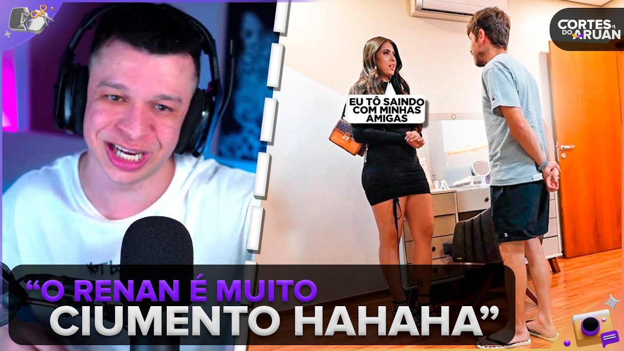 ARUAN REAGE: TROLEI MEU NAMORADO DIZENDO QUE IA SAIR SEM ELE (DANI NOBREGA) - Cortes do Aruan