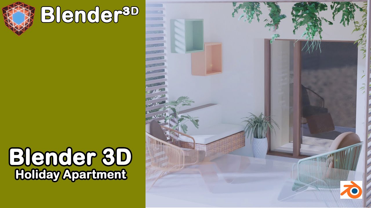 Holiday Apartment Speed Model Blender 3.0