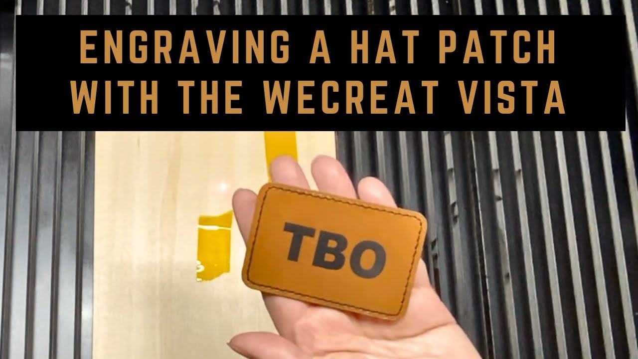 Engrave a Hatch Patch with the WeCreat Vista Laser