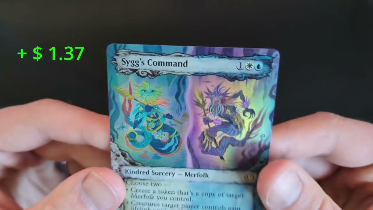 New MTG Lorwyn Eclipsed Collector Booster Rip Goes CRAZY