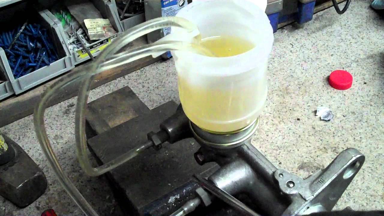 How to bench bleed a Master cylinder Brake or Clutch