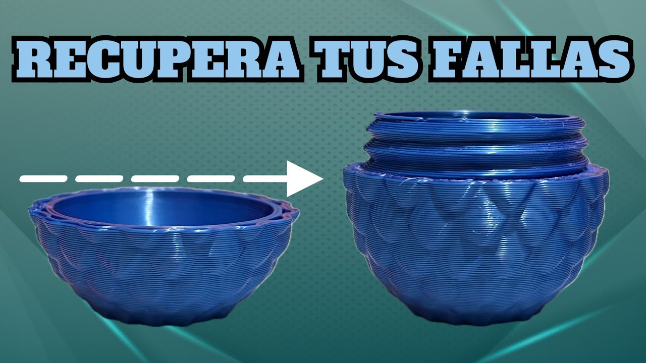 💥💥Cómo RESCATAR una impresión FALLIDA❤️‍🩹