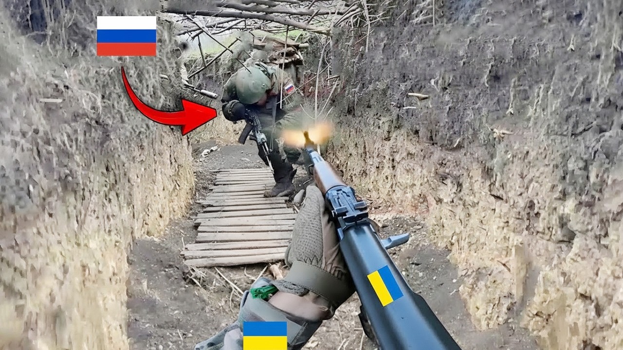 Применение тактики ближнего боя: украинская армия жестоко атакует российских военнослужащих в рук...