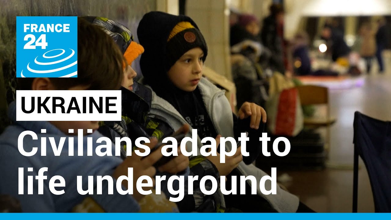 Ukraine: Mothers, children and elderly adapt to life underground • FRANCE 24 English