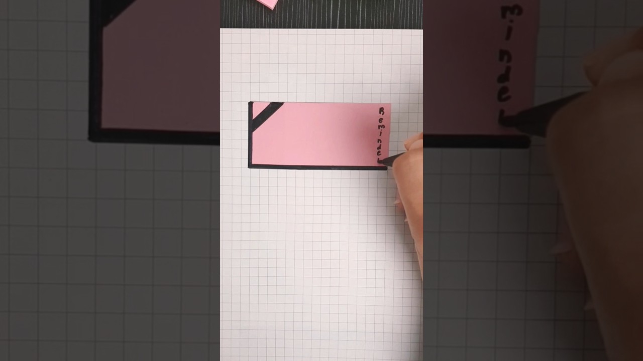 UNIQUE NOTES｜Ide Catatan Unik｜Post It Note Idea #viral #notes #easydiy #unik