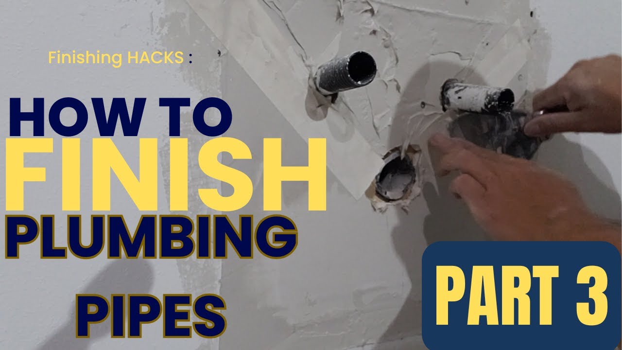How to finish a patch around pipes PART 3