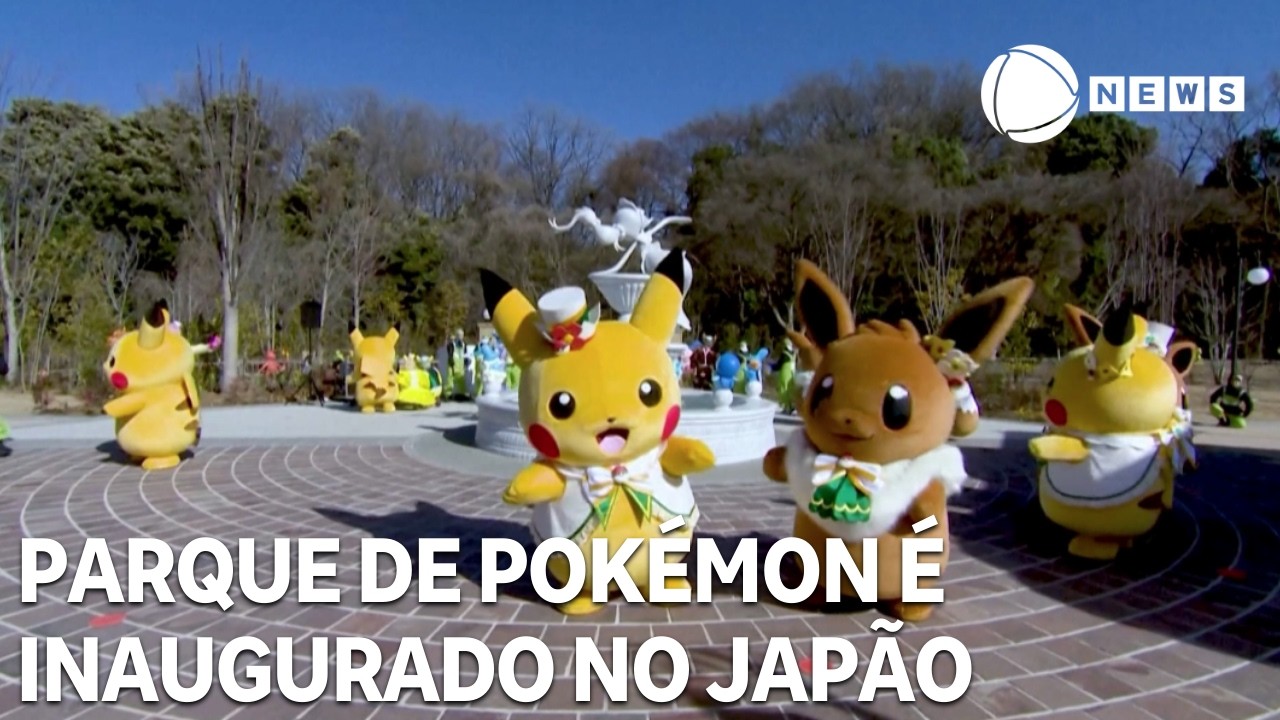 Primeiro parque temático de Pokémon é inaugurado no Japão