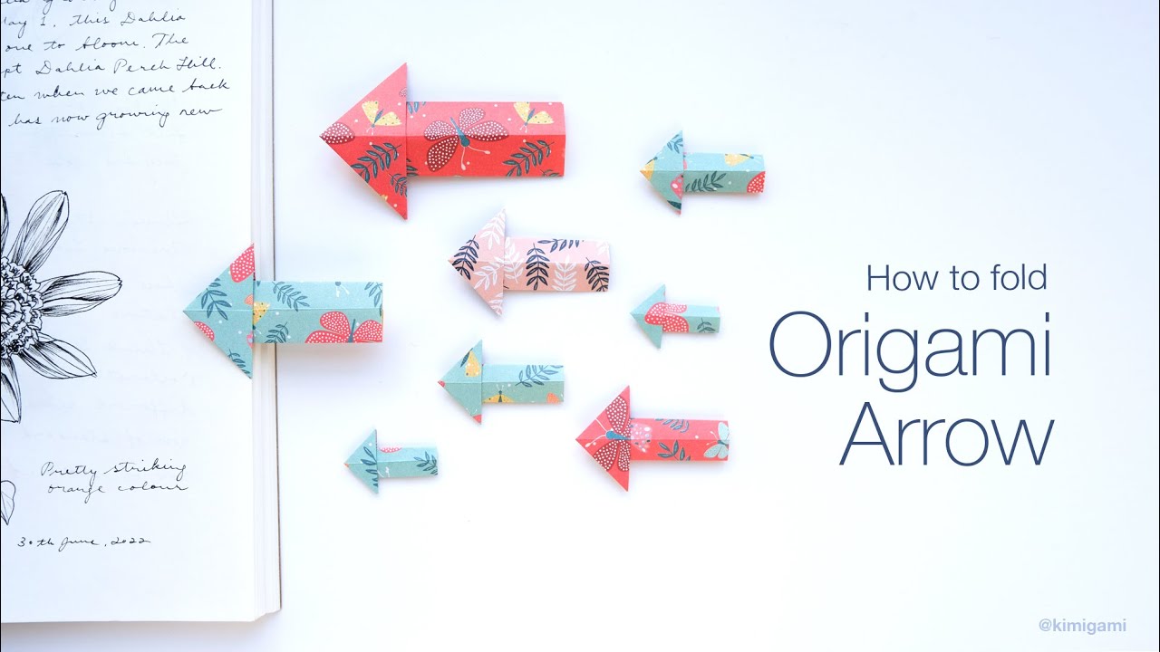 How to fold Origami Arrow