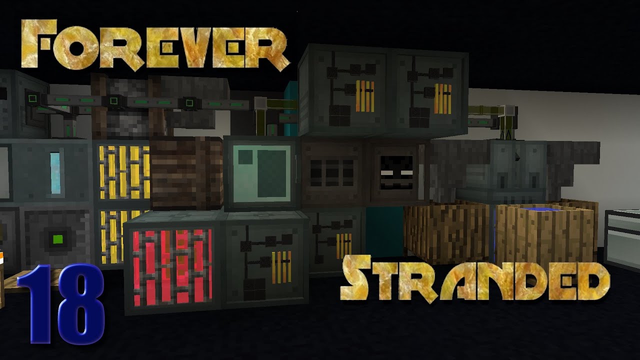 Forever Stranded - Ep 18: EnderIO Inventory Storage System