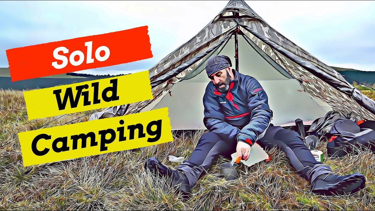 Solo Wild Camping Trip | Overnight Out In The Hills.