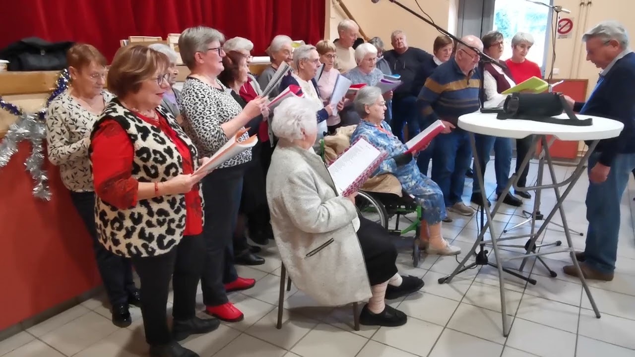 JATF la chorale interprète Mille Colombes.