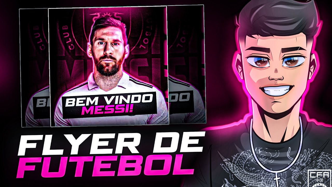 COMO FAZER FLYER ESPORTIVO PASSO a PASSO pelo CELULAR