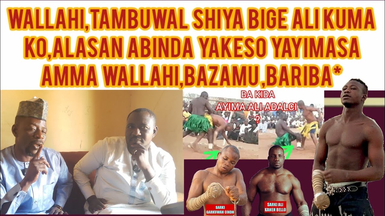 MAGANAR GASKIYA ITACE TAMBUWAL SHIYA BIGE ALI KUMA KO ALASAN HAKA YAKESO YAYI BAZAMU BARIBA WLH