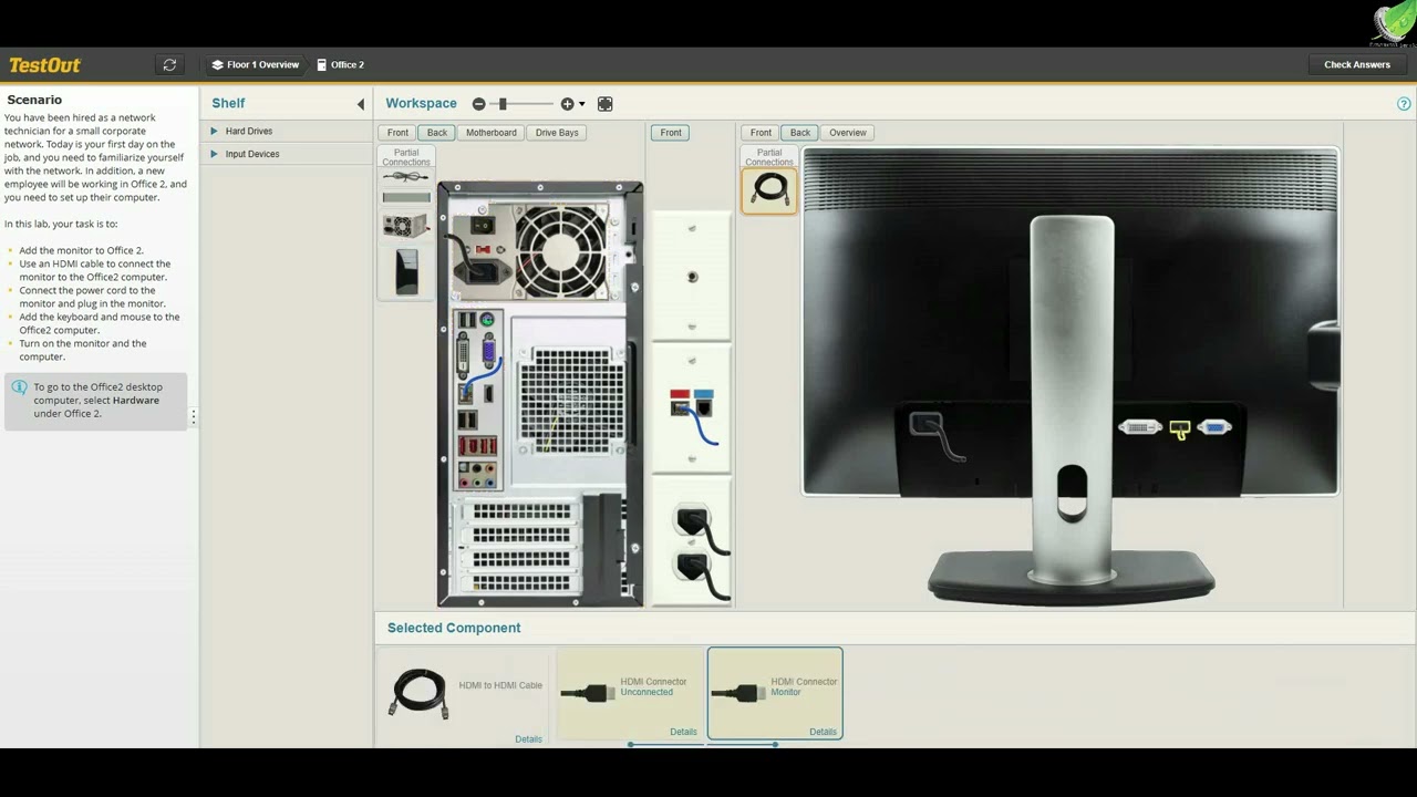 Test Out LAB 1.1.5 Explore the Lab Interface