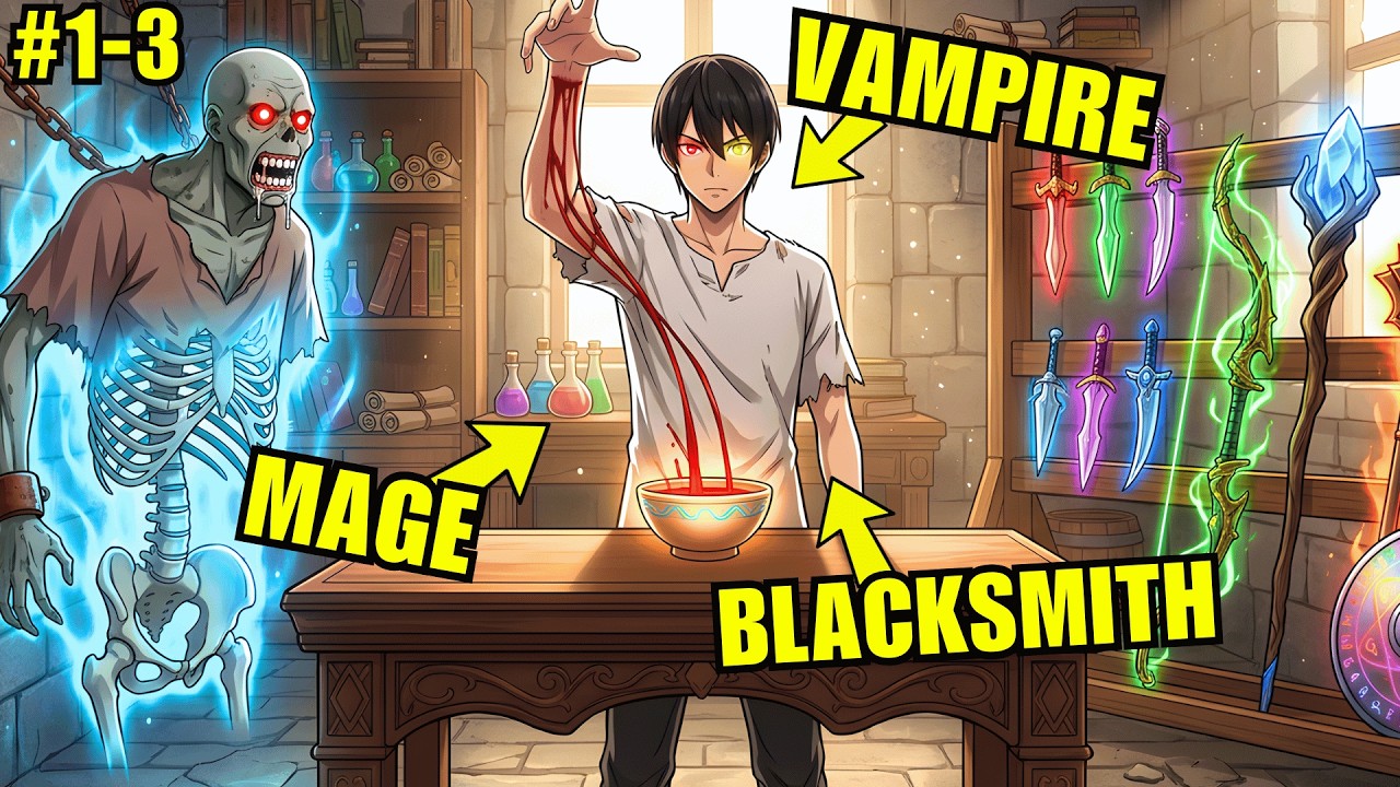 Vampiro, Mago… Ferreiro — Por Causa de um Bug, Ele Desbloqueou 5 Classes de Uma Vez! | Resumo Manhwa