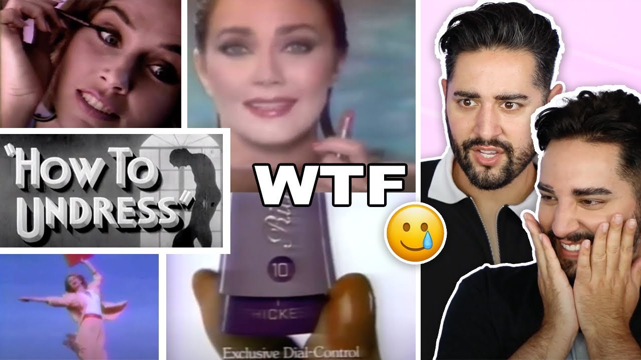 Reacting To Vintage Beauty Adverts - What The Actual F*ck 🥲 💜🖤 The Welsh Twins