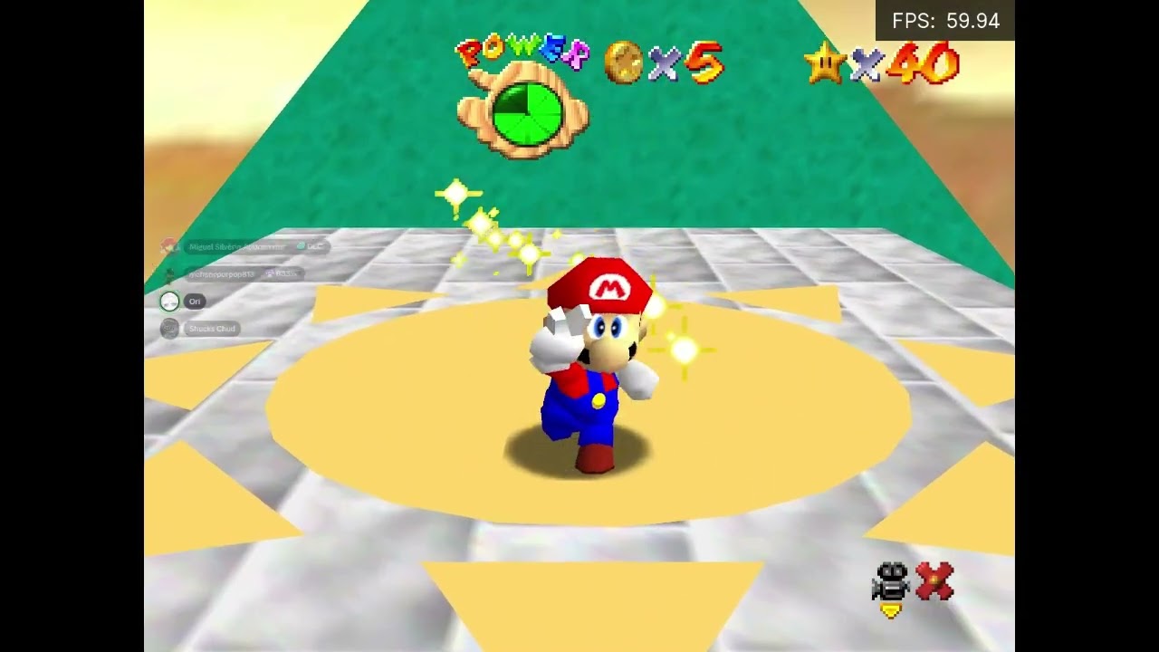 Super Mario 64 Silver Stars of Wisdom: etheral sunrise (savestateless)