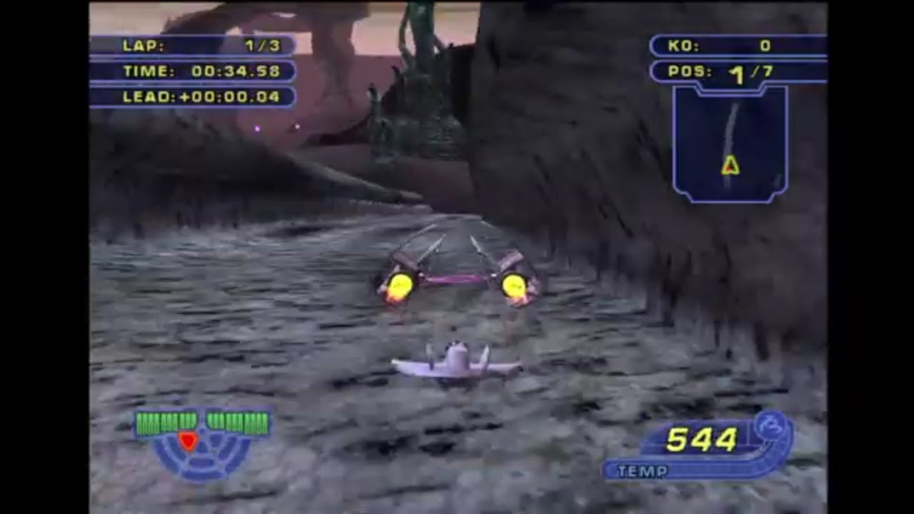 Star Wars Racer Revenge Darth Maul In Single Race On Mon Calamari The Grand Reefs