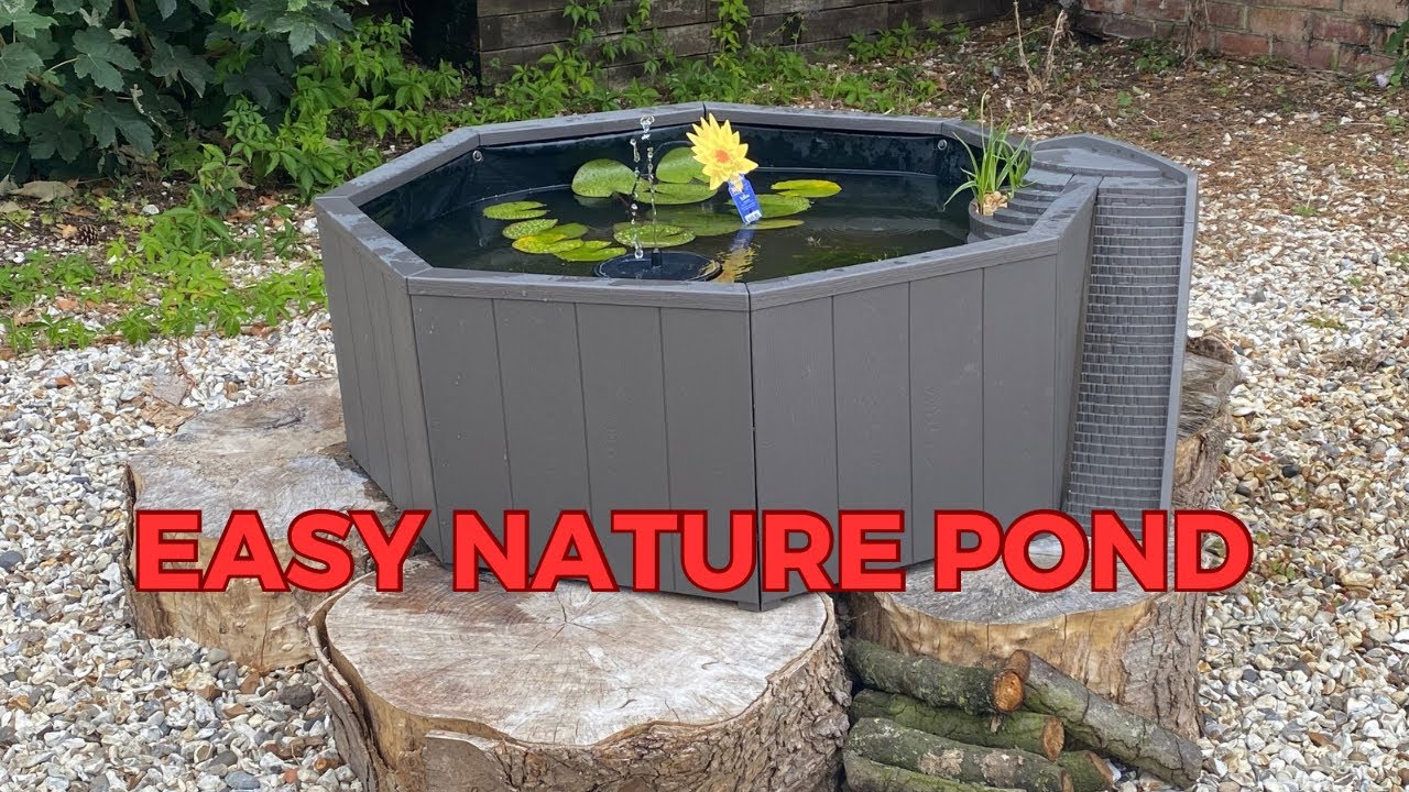 EASY No Dig Nature Pond! Full Build.
