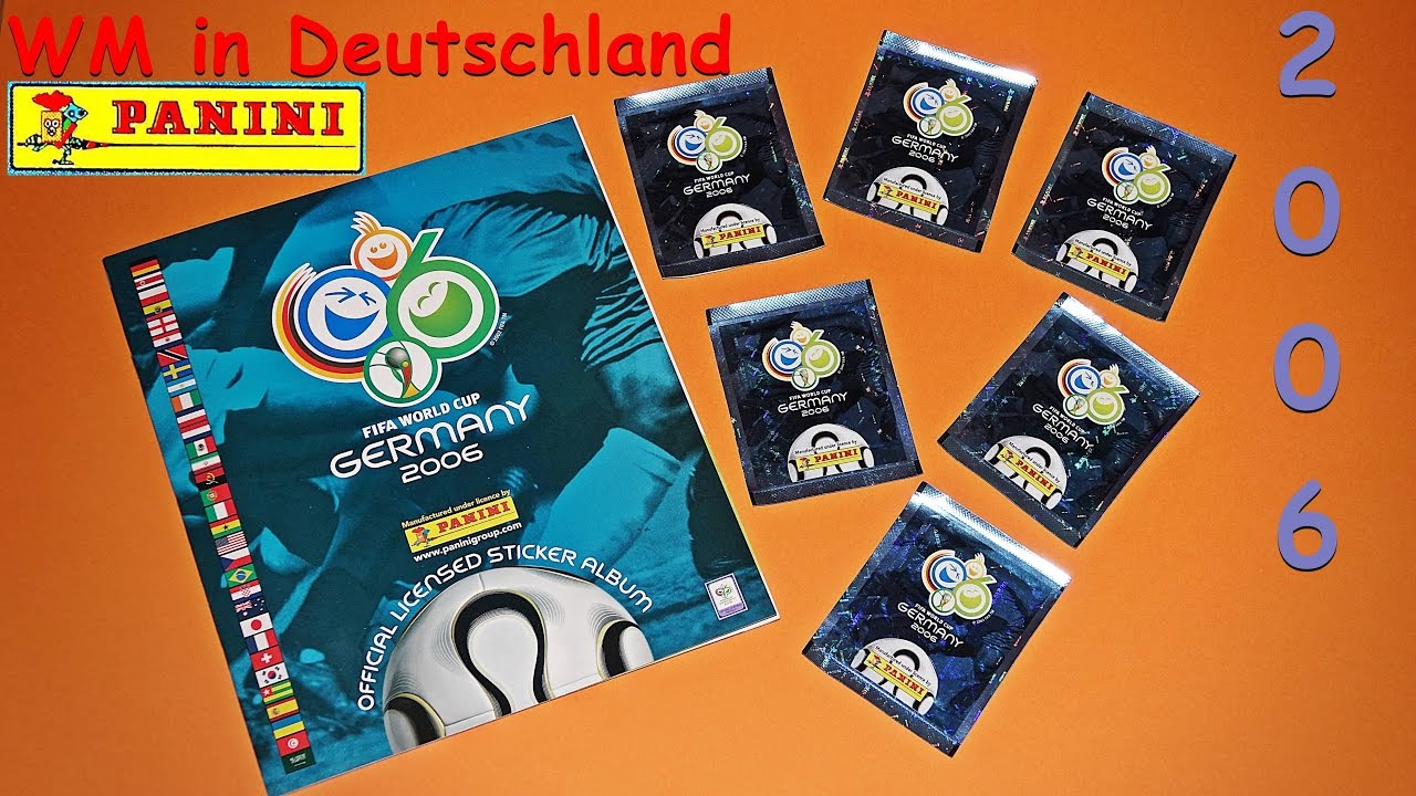 PANINI FIFA WORLD CUP GERMANY 2006 new 30 STICKER ALBUM SOCCER WM ⚽ Fußballweltmeisterschaft #1